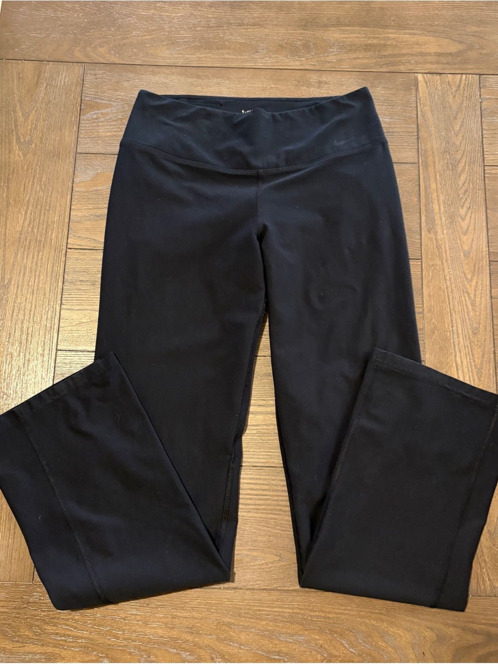 Nike Black Women's Leggings with Flared Leg